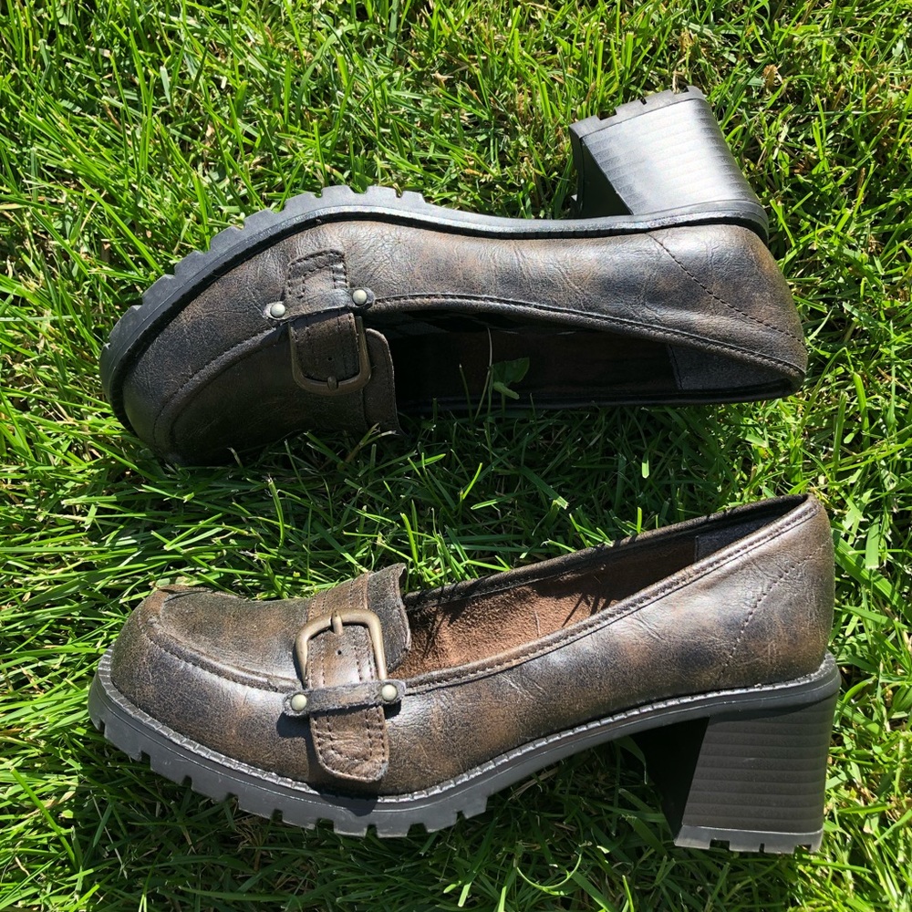 Vintage Diba Chunky Platform Loafers - Picture 5 of 7